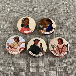 American Girl Collector Pins - Addy - 1990s
